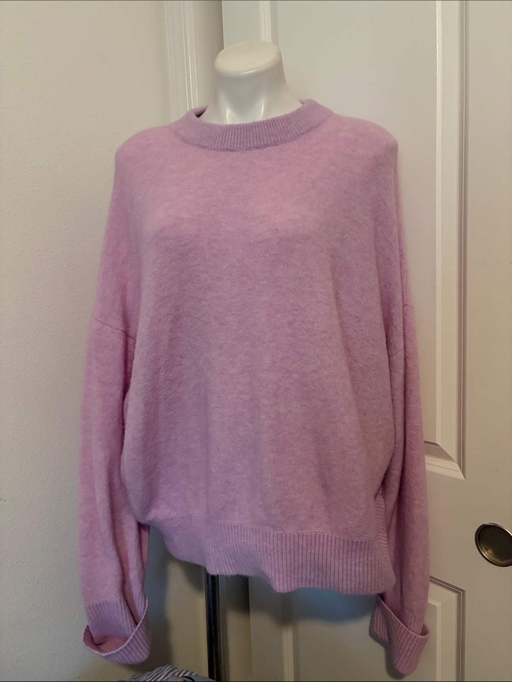 Anthropologie Pilcro Lavender Crewneck Sweater